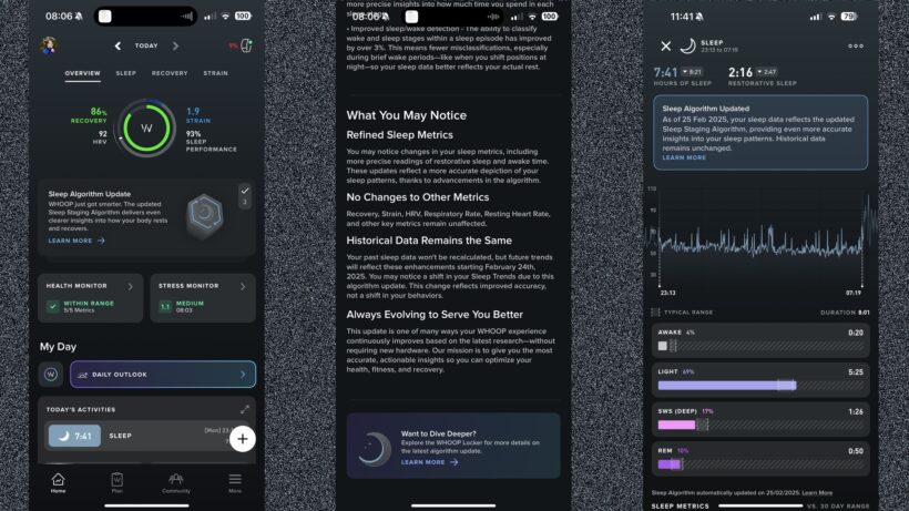 whoop-sleep-algorithm-update-screens