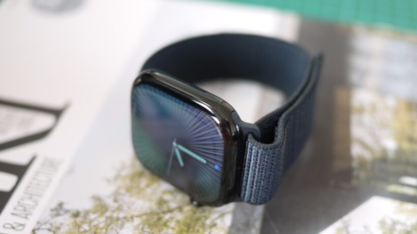 smartwatch not on wrist with bokeh